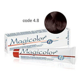Vopsea de păr profesională permanentă Magicolor Chestnut Brown 100 ml cod 4.8 Kleral