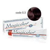 Vopsea de păr profesională permanentă Magicolor Light Golden Brown 100 ml cod 5.3 Kleral