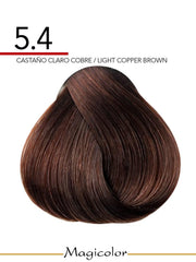 Vopsea Par Kleral Magicolor 5.4 Light Copper Brown 100ml