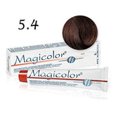 Vopsea de păr profesională permanentă Magicolor Light Cooper Brown 100 ml cod 5.4 Kleral