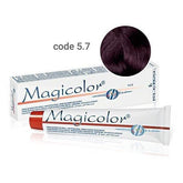 Vopsea de păr profesională permanentă Magicolor Violet Light Chestnut 100 ml cod 5.7 Kleral