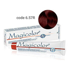 Vopsea de par Kleral Magicolor 6.57R Dark Blonde Mahogany Violet 100ml
