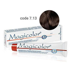 Vopsea de păr profesională permanentă Magicolor Medium Blonde 100 ml cod 7.13 Kleral