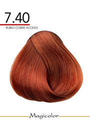 Vopsea de păr profesională permanentă Magicolor Light Cooper Blonde 100 ml cod 7.4 Kleral