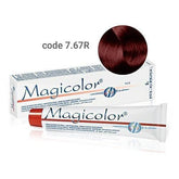 Vopsea de păr profesională permanentă Magicolor red blonde 100 ml cod 7.67 R Kleral