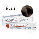 Vopsea de păr profesională permanentă Magicolor Light Blonde Mat 100 ml cod 8.11 Kleral