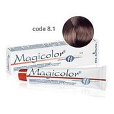 Vopsea de păr profesională permanentă Magicolor Light Ash Blonde 100 ml cod 8.1 Kleral