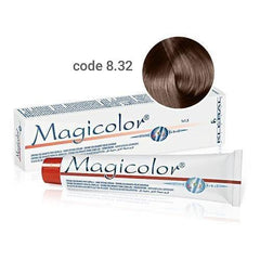 Vopsea de păr profesională permanentă Magicolor Light Beige 100 ml cod 8.32 Kleral