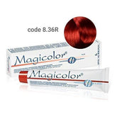 Vopsea de păr profesională permanentă Magicolor super light blonde golden 100 ml cod 8.36 R Kleral
