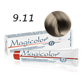 Vopsea de păr profesională permanentă Magicolor Super Light Blonde Mat 100 ml cod 9.11 Kleral