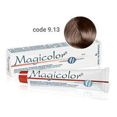 Vopsea de păr profesională permanentă Magicolor very light beige 100 ml cod 9.13 Kleral