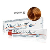 Vopsea de păr profesională permanentă Magicolor Ultra Light Copper Blonde 100 ml cod 9.43 Kleral