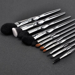 Set 11 Pensule Machiaj cu Borseta Ademary