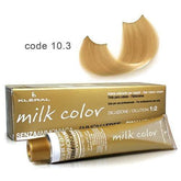 Vopsea de păr fără amoniac Milk Color golden extra light blond cod 10.3 100 ml Kleral