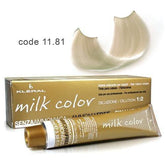 Vopsea de păr fără amoniac Milk Color color pearly pastel cod 11.81 100 ml Kleral