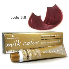 Vopsea de păr fără amoniac Milk Color Red Light Brown 100 ml cod 5.6 Kleral