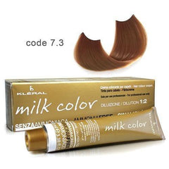 Vopsea de păr fără amoniac Milk Colorgolden blonde 100 ml cod 7.3 Kleral