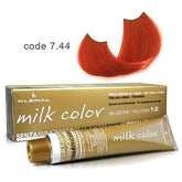 Vopsea de păr fără amoniac Milk Color deep coppery blonde 100 ml cod 7.44 Kleral