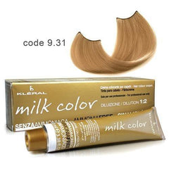 Vopsea de păr fără amoniac Milk Color verry light blonde 100 ml cod 9.31 Kleral