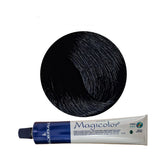 Vopsea de păr profesională permanentă Negru Albastrui Brown 100 ml cod 1.0B Kleral