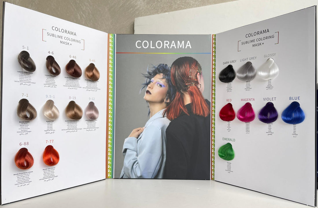 Mască colorantă păr