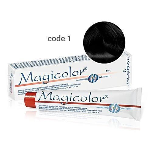 Vopsea de par Kleral Magicolor 1 Black 100ml