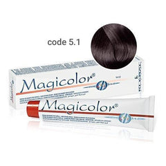 Vopsea de par Kleral Magicolor 5.1 Light Ash Brown 100ml