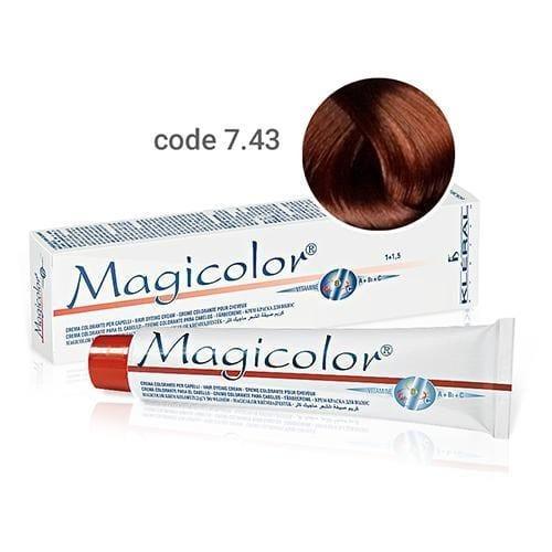 Vopsea  de par  Kleral Magicolor 7.43 Copper Blonde 100ml