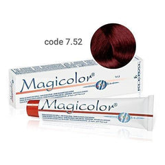 Vopsea de par Kleral Magicolor 7.52 Mahogany 100ml