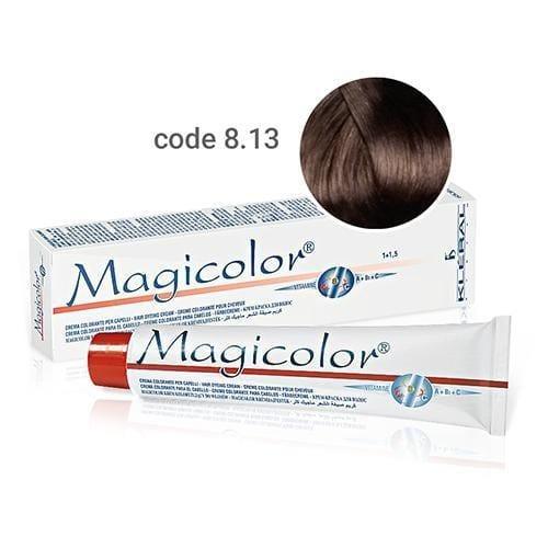 Vopsea de  par  Kleral Magicolor 8.13 Light Blonde Beige 100ml