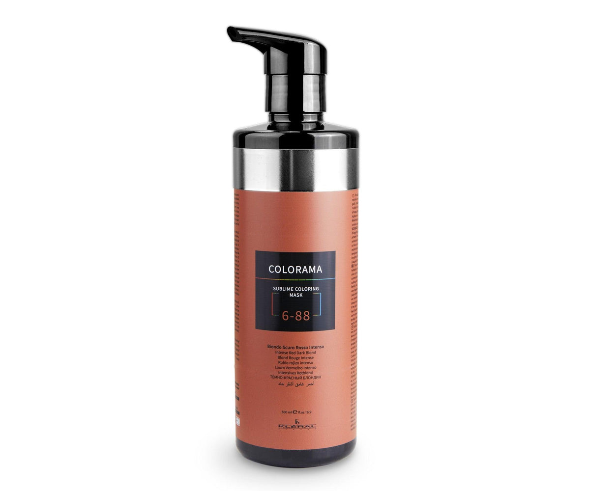 Mască colorantă hidratantă semipermanentă Colorama Intense Red Dark Blonde 6.88 500 ml Kleral