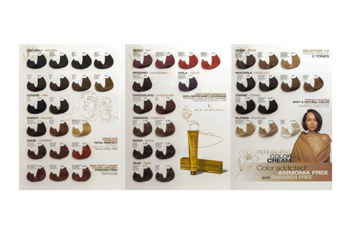 Milk Color-Catalog vopsea fara amoniac Milk color -100 ml