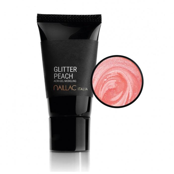 Naillac Acry Gel Glitter Peach 30ml