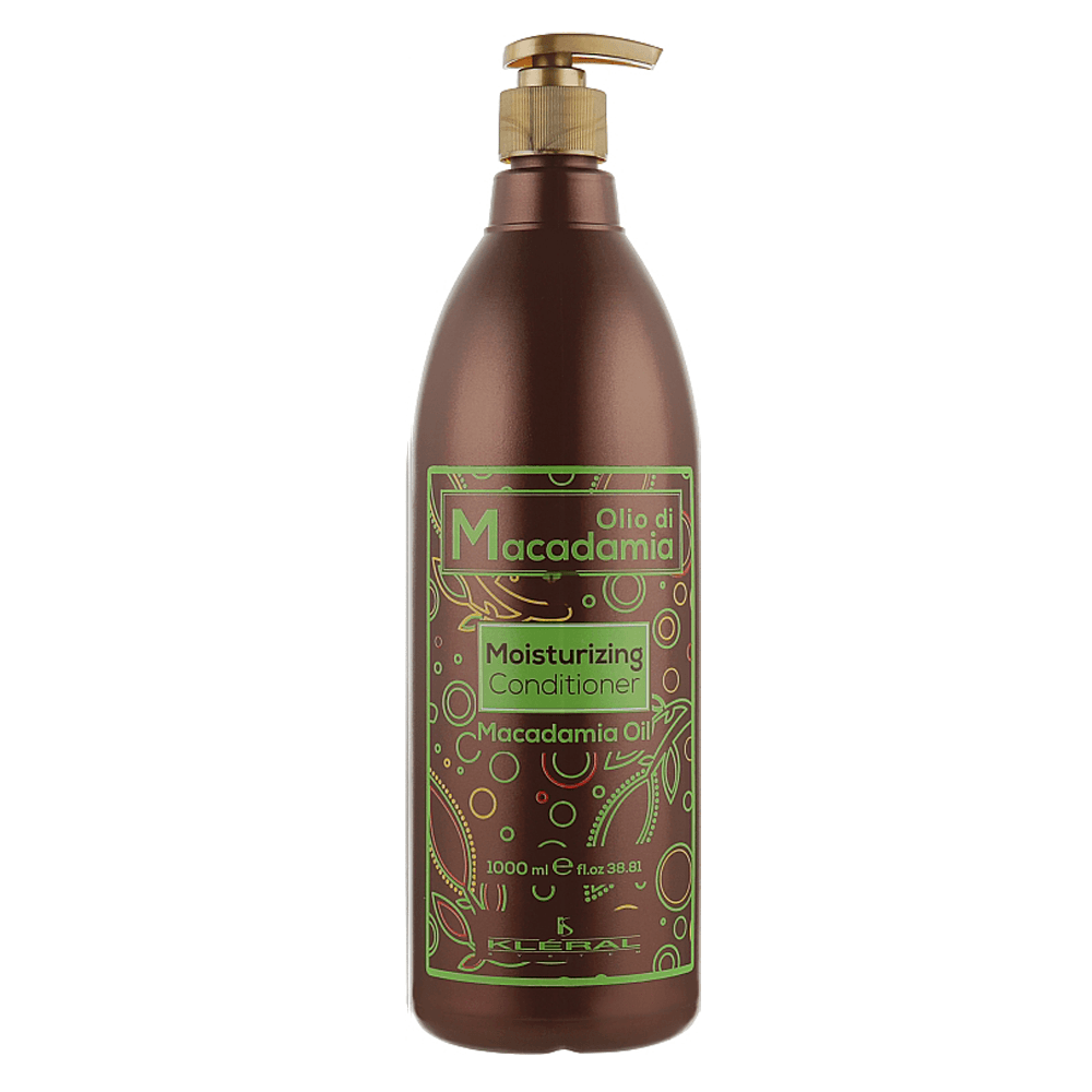 Balsam hidratant pentru par  cu ulei de Macadamia 1000ml Kleral