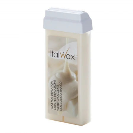 Ceară Epilat Cartuș Ciocolată Albă 100 ml Italwax – Pachet 24 buc