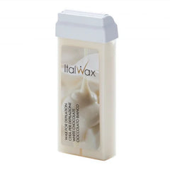 Ceară Epilat Cartuș Ciocolată Albă 100 ml Italwax – Pachet 24 buc