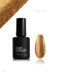 Naillac Oja semipermanenta Gold Brill Glitter UV / LED 7ml cod 77 TPO FREE