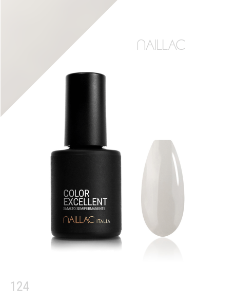 Ojă semipermanentă Light Gray 7 ml cod 124 TPO FREE Naillac
