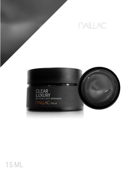 Gel construcţie   autonivelant Luxury  Transparent  UV/LED 15 ml TPO FREE Naillac