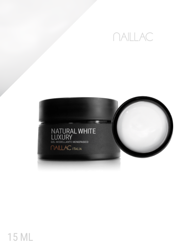 Gel construcţie   autonivelant Luxury Alb  UV/LED 15 ml TPO FREE Naillac