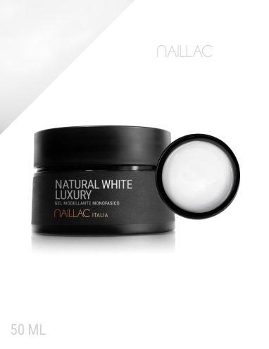 GEL MODELANT LUXURY MEDIU NATURAL WHITE UV/LED 50 ml TPO FREE