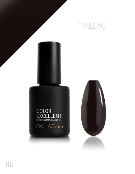 Naillac Oja semipermanenta Dark Brown UV / LED 7ml cod 86 TPO FREE