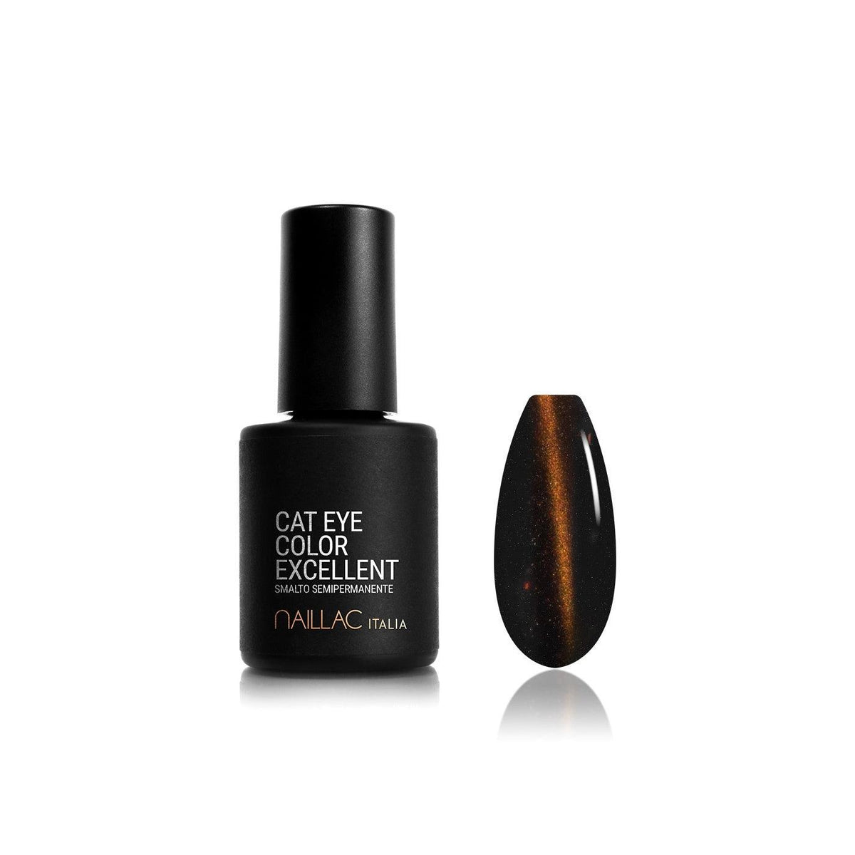 Naillac Cat Eye 5D Oja semipermanenta Amber UV / LED 7ml cod E11