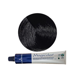 Vopsea de păr profesională permanentă Magicolor Black 100 ml cod 1 Kleral